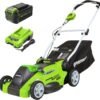 40V 16" Cordless Lawn Mower, Ultra-Light Push Mower with 4.0Ah Battery & Charger(75+ Tool Compatibility, 45Min Runtime)