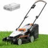 Cordless Lawn Mower 13 Inch, U20 Handy+ 20V Electric Lawn Mowers for Garden, Yard and Farm, 5 Heights Adjustment, Light Weight,4.0Ah Portable Battery Included