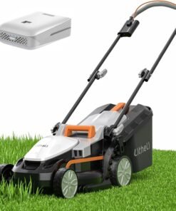 Cordless Lawn Mower 13 Inch, U20 Handy+ 20V Electric Lawn Mowers for Garden, Yard and Farm, 5 Heights Adjustment, Light Weight,4.0Ah Portable Battery Included