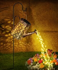 Solar Watering Can with Lights,Solar Outdoor Garden Decor Waterproof Large Hanging Lantern Landscape Lights Outside Decorations for Yard Clearance Porch Patio Pathway Gardening Gift